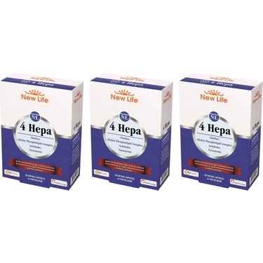 New Life 4 Hepa 30 Softgel Kapsül 3 Kutu