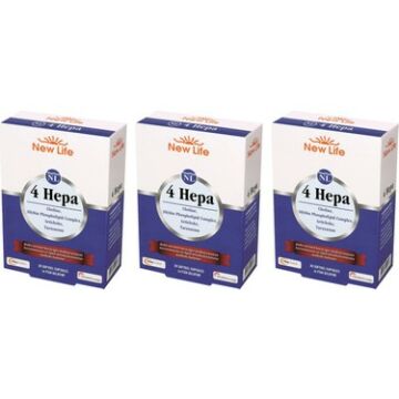 New Life 4 Hepa 30 Softgel Kapsül 3 Kutu