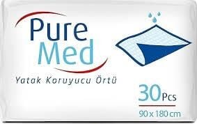 Puremed Yatak Koruyucu 90 x 180cm 30'lu
