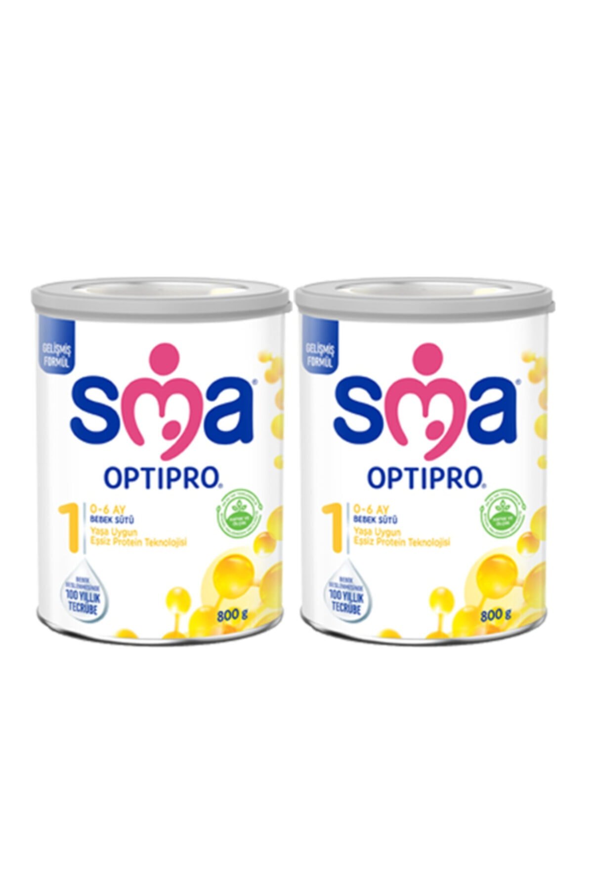 SMA 1 Optipro Probiyotik 0 - 6 Ay Bebek Sütü 800 gr 2 Kutu
