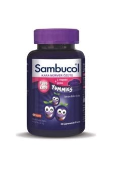 Sambucol Plus Kids Yummies 60 Çiğneme Tablet