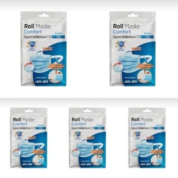 Roll Comfort 3 Katlı Meltblown Cerrahi Maske Telli 25'li Paket
