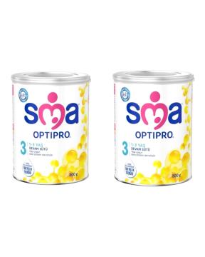 SMA 3 Optipro Probiyotik 1-3 Yaş Devam Sütü 800 gr 2 Kutu