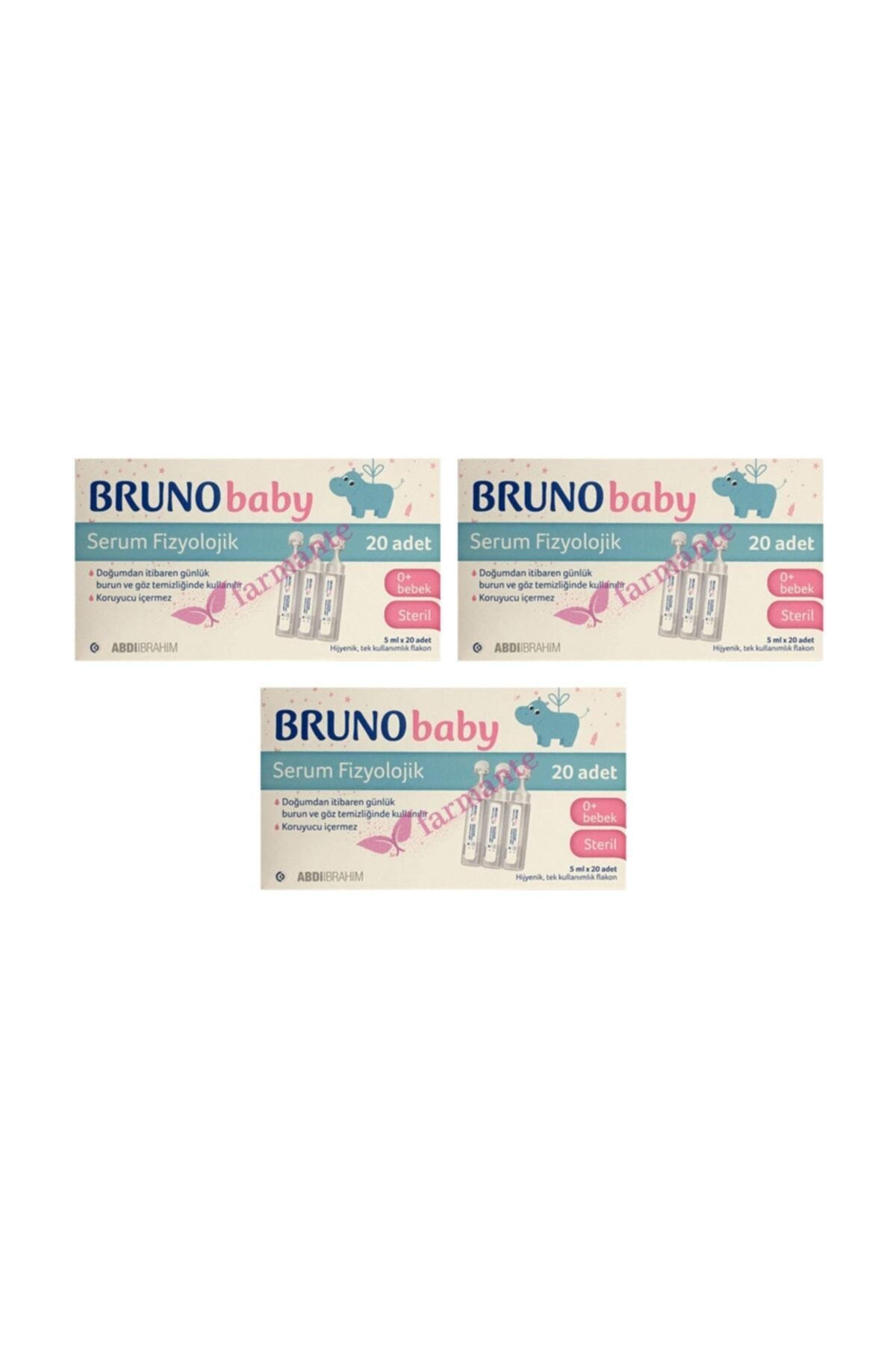 Bruno Baby Serum Fizyolojik 5 ml x 20 Flakon 3 Kutu