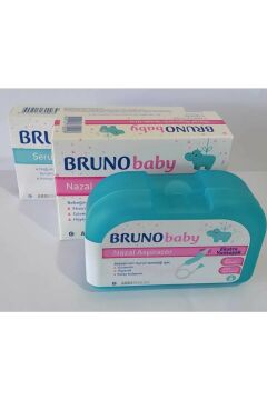 Bruno Baby Nazal Burun Aspiratörü + Yedek Ucu + Serum Fizyolojik