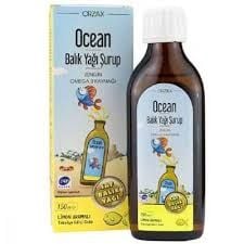 Ocean Limon Aromalı Balık Yağı Şurup 150 Ml