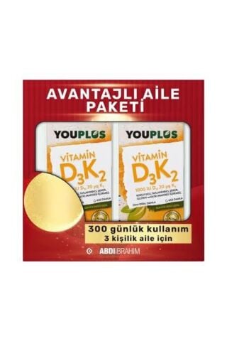 Youplus Vitamin D3 K2 Damla 20 ml - 2.si %50 İndirimli
