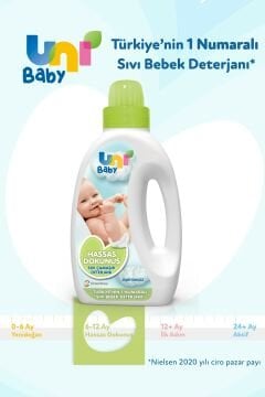Uni Baby Çamaşır Deterjanı Sensitive 1500 ml 2 Kutu