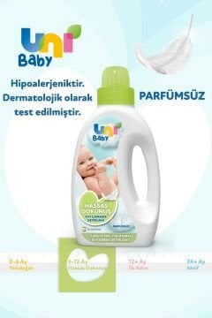 Uni Baby Çamaşır Deterjanı Sensitive 1500 ml 2 Kutu
