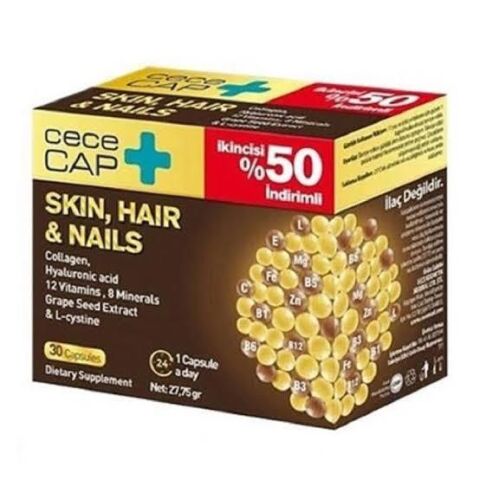 Cececap 30 Kapsül - İkincisi % 50 İndirimli