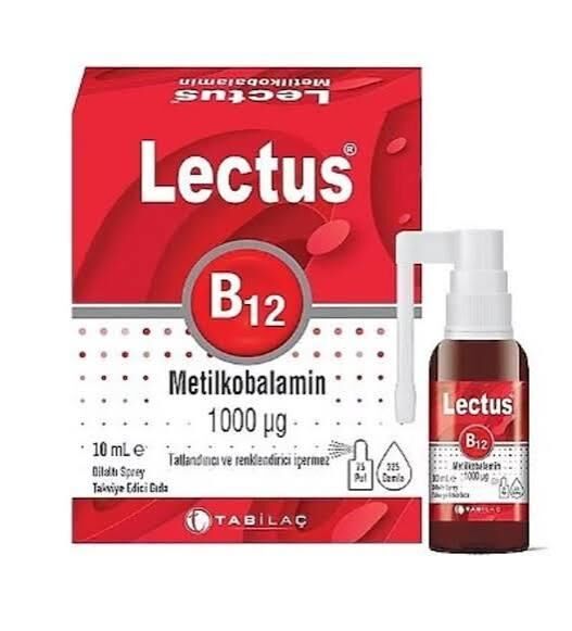 Lectus Metilkobalamin Dilaltı Sprey 10 ml