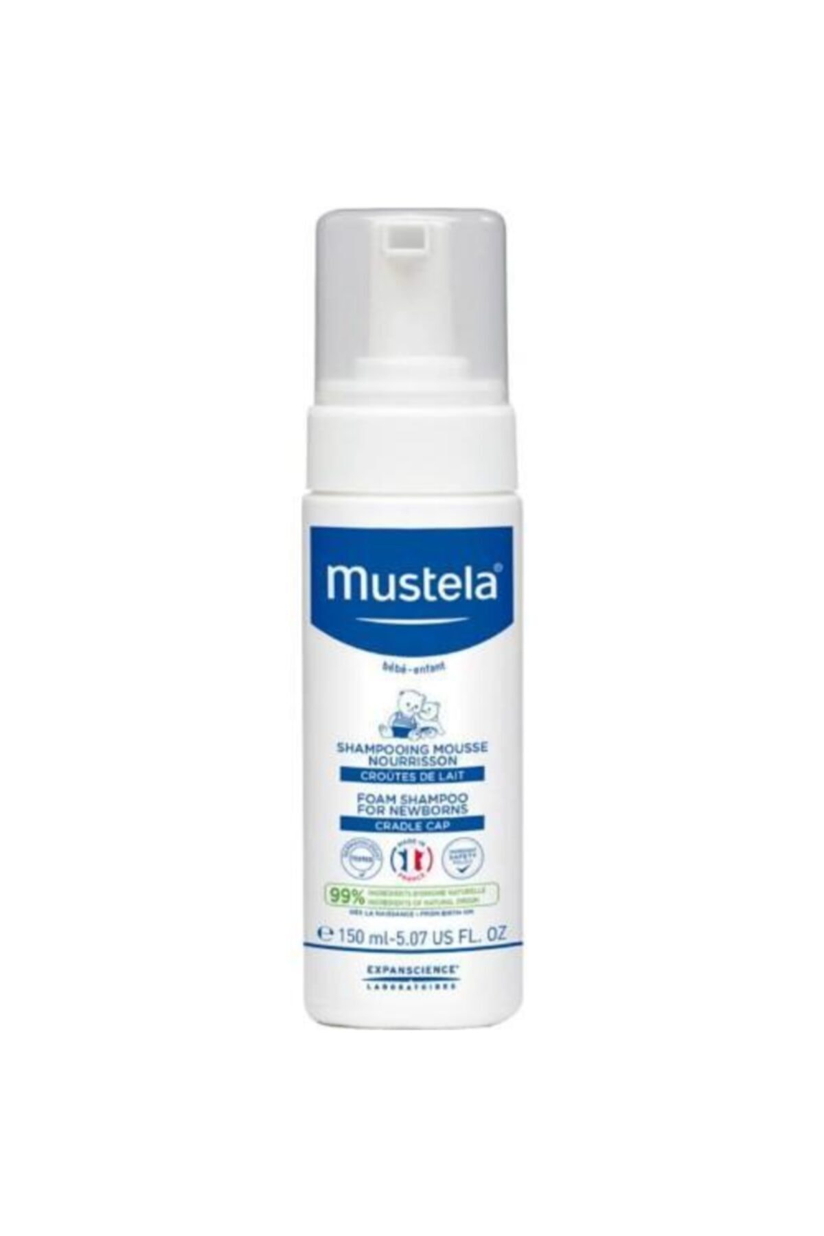 Mustela Yenidoğan Köpük Şampuan 150 ml