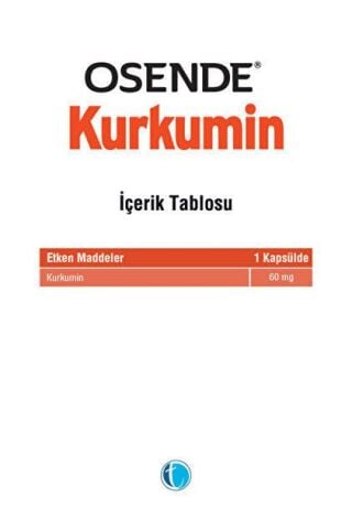 Osende Kurkumin 30 Kapsül