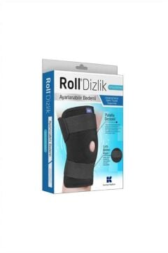 Roll Patella Destekli Ayarlanabilir Bedenli Cırtlı Dizlik