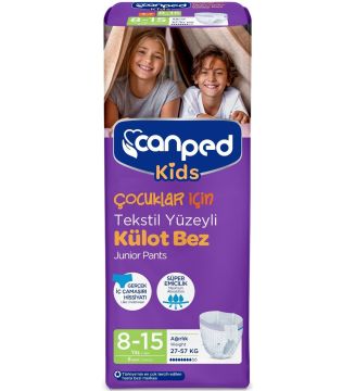 Canped Kids Tekstil 85 Yaş Çocuk Külot Bez 8'li
