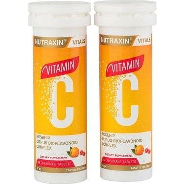 Nutraxin Vitamin C 28 Çiğneme Tableti