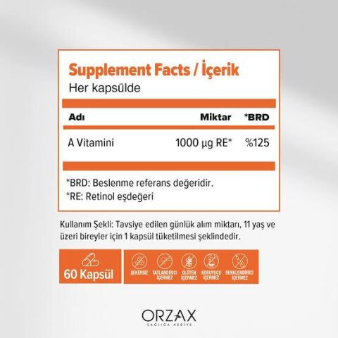 Ocean A Vitamini 60 Kapsül