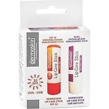 Dermoskin Dudak Nemlendirici Stick SPF30 - 2'li Kofre