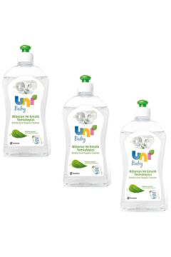 Uni Baby Biberon ve Emzik Temizleyici 500 ml 3 Kutu