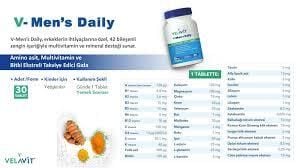Velavit V-Men's Daily 30 Tablet