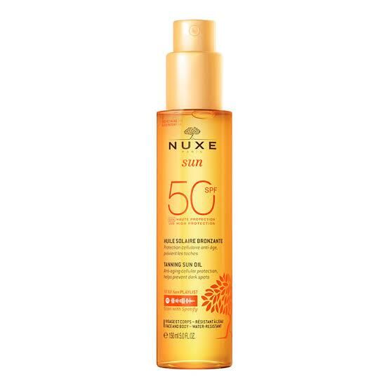 Nuxe Huile Solaire Bronzlaştırıcı Yüz ve Vücut Yağı SPF50 150 ml