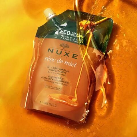 Nuxe Reve De Miel Face and Body Ultra Rich Cleansing Gel 400 ml - Refill