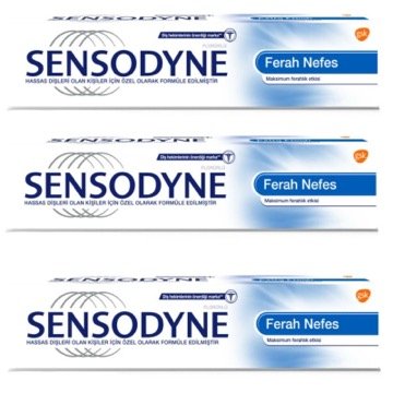 Sensodyne Ferah Nefes Diş Macunu 100 ml 3 Kutu
