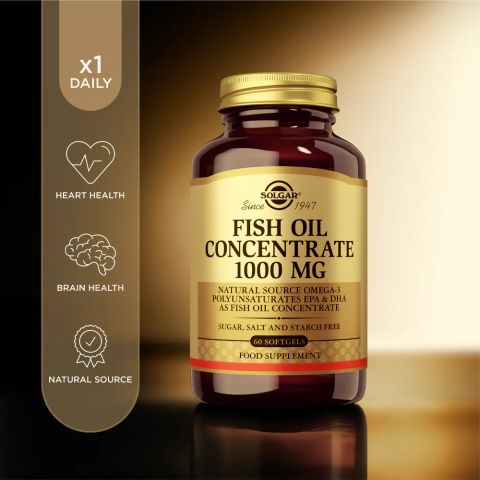 Solgar Fish Oil Concentrate 1000 mg 60 Kapsül