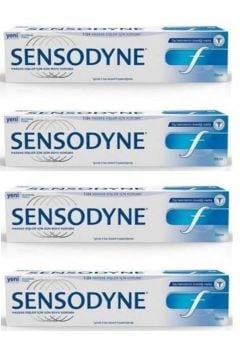 Sensodyne F Florürlü Diş Macunu 100 ml 4 Kutu