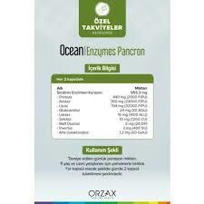Ocean Enzymes Pancron 60 Kapsül
