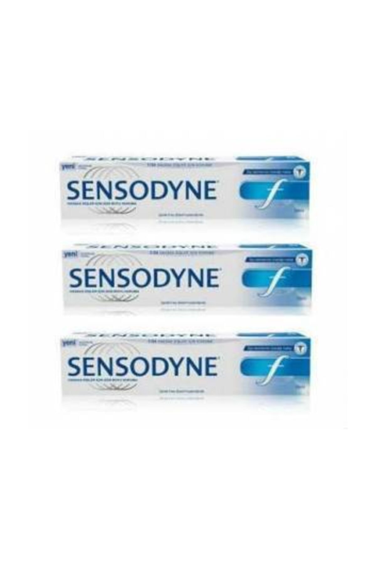 Sensodyne F Florürlü Diş Macunu 100 ml 3 Kutu