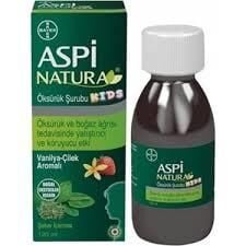 Aspinatura Kids Öksürük Şurubu Vanilya ve Çilek 120 ml