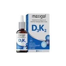 Maxigal D3 + K2 Takviye Edici Gıda 20 ml