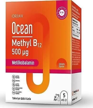 Ocean Methyl B12 Sprey 500 mcg 5 ml