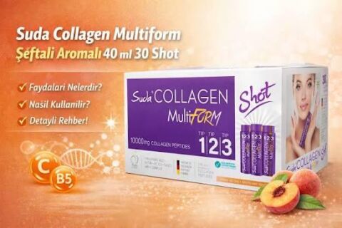 Suda Collagen Multiform Şeftali 30 Shot