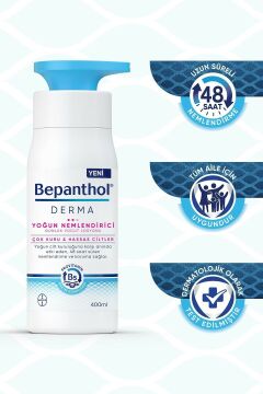 Bepanthol Derma Yoğun Nemlendirici Günlük Vücut Losyonu 400 ml
