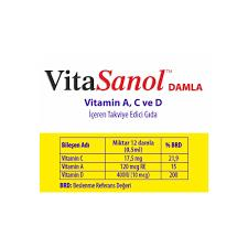 Vitasanol Drops Acd3 Damla 30 Ml