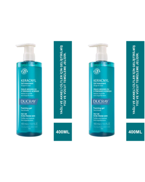 Ducray Keracnyl Foaming Gel 400 ml 2 Kutu