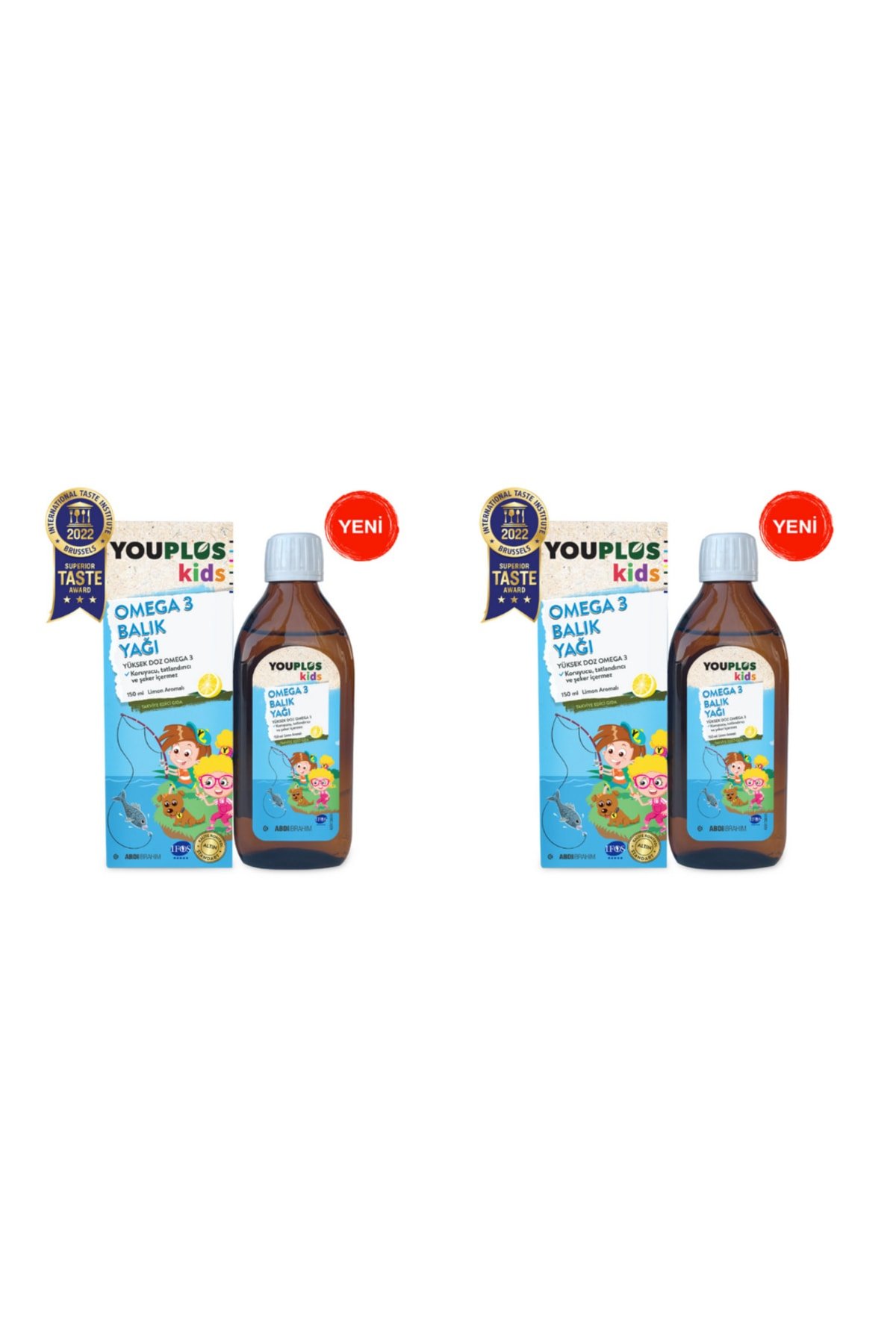 Youplus Kids Omega-3 150 ml 2 Kutu