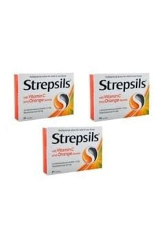 Strepsils Portakal & C Vitamini Aromalı 24 Pastil 3 Kutu
