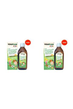 Youplus Kids VM Multivitamin ve Mineral Kompleksi 150 ml 2 Kutu