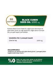 Nutraxin Çörek Otu Yağı 1000 mg 60 Yumuşak Kapsül