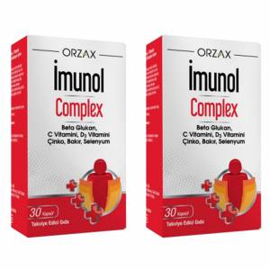 Orzax İmunol Complex 30 Kapsül 2 Kutu