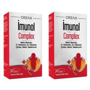 Orzax İmunol Complex 30 Kapsül 2 Kutu