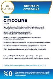 Nutraxin Sitikolin 30 Kapsül