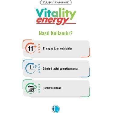 Tabvitamins Vitality Energy 30 Tablet