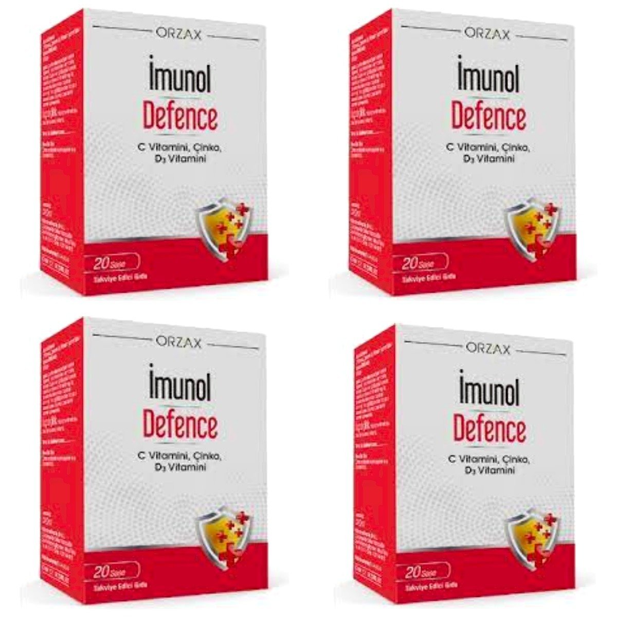 Ocean İmunol Defence Takviye Edici Gıda 20 Saşe 4 Kutu
