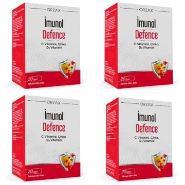 Ocean İmunol Defence Takviye Edici Gıda 20 Saşe 4 Kutu