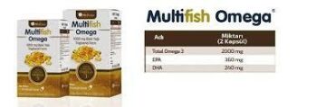 Medicago Multifish Omega Fish Oil 60 Kapsül
