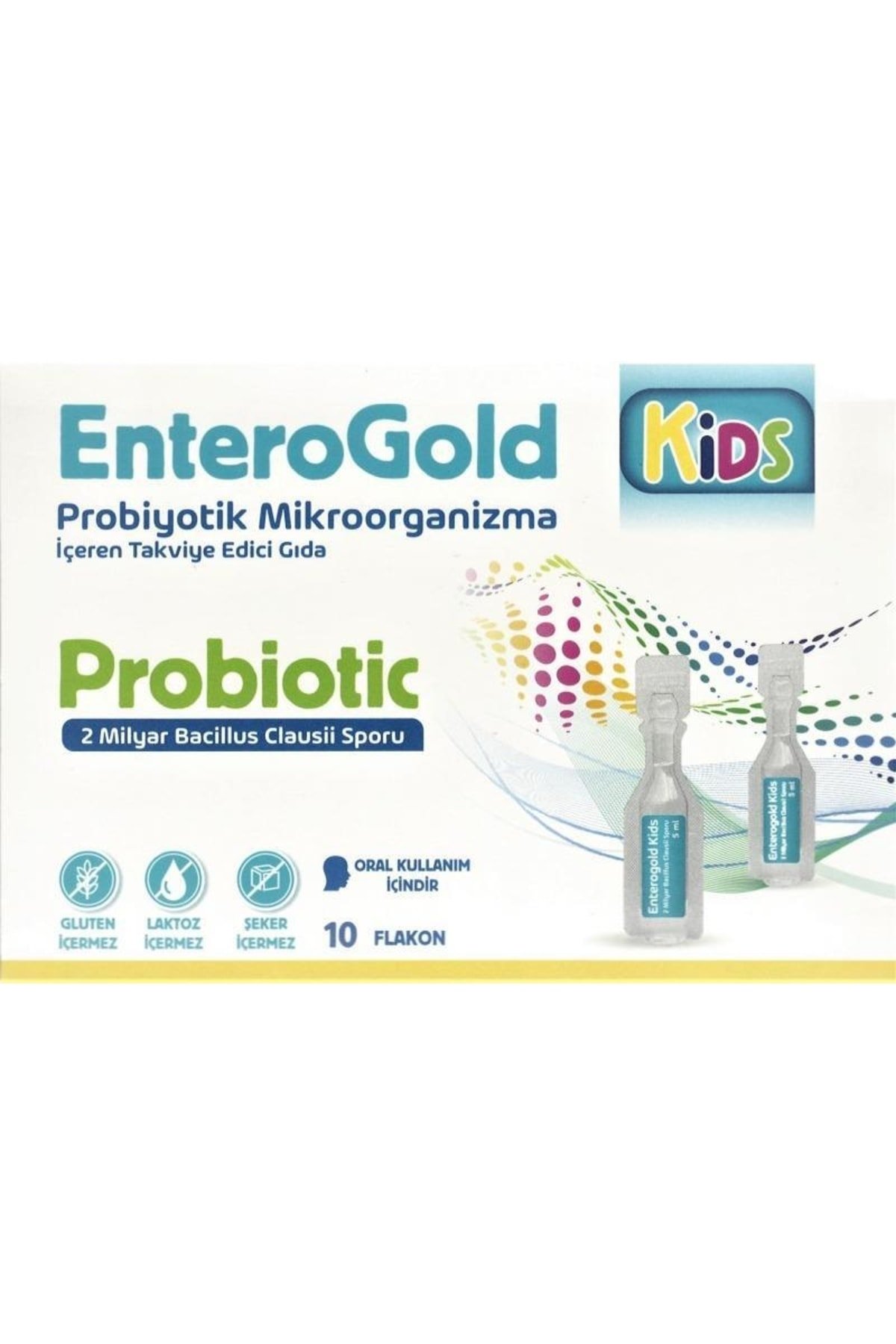 Enterogold Kids Probiotic 2 Milyar 10 Flakon
